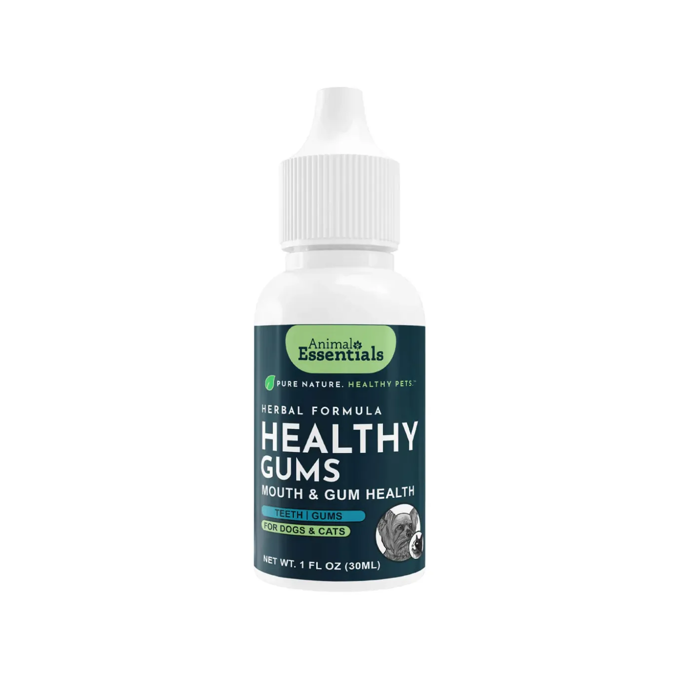 Animal Essentials Healthy Gums & Mouth Support Liquid for Dogs & Cats