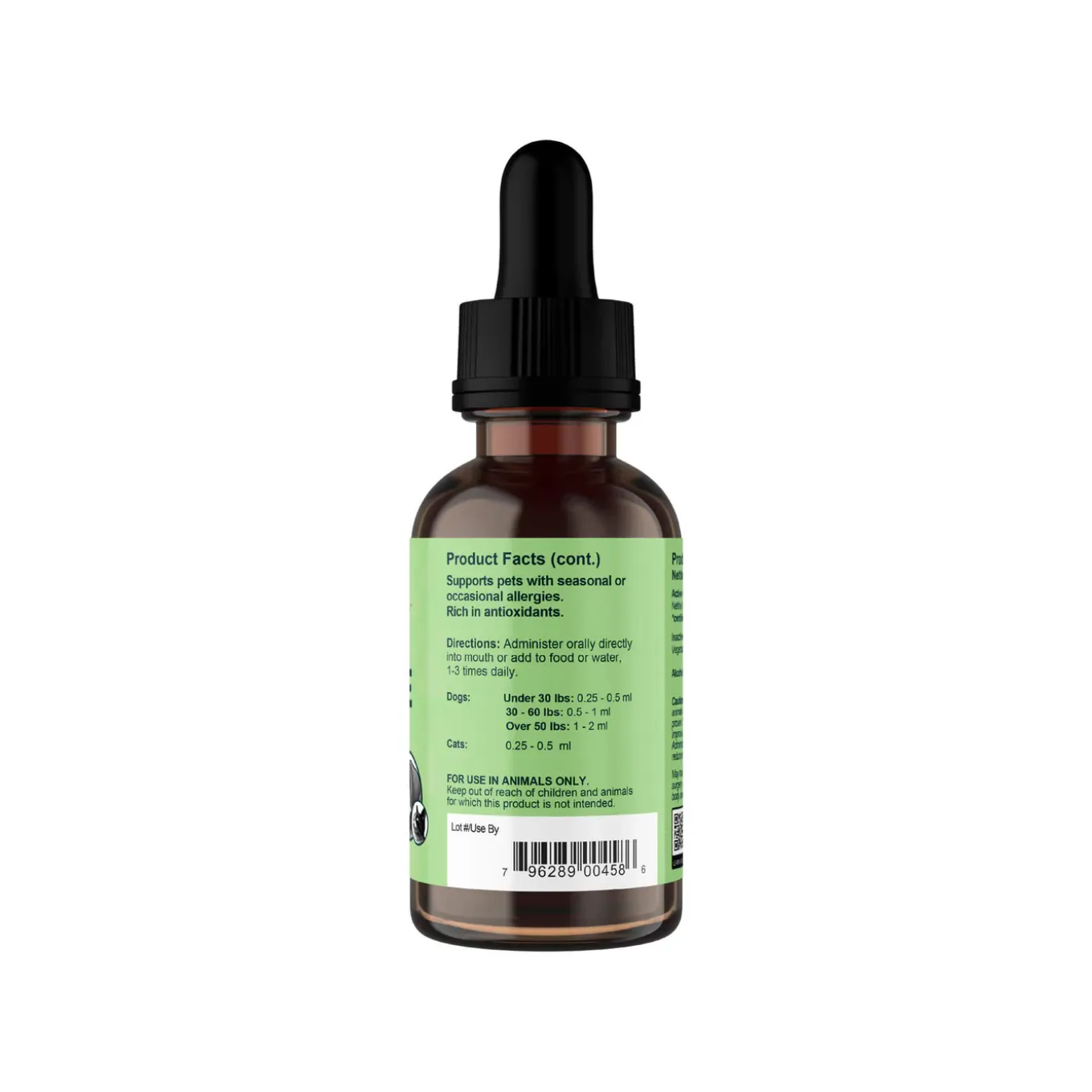 Animal Essentials Nettle Herbal Extract Liquid for Dogs & Cats