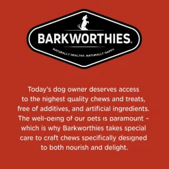 Barkworthies Naturally Smoked Bully Bites Dog Chews