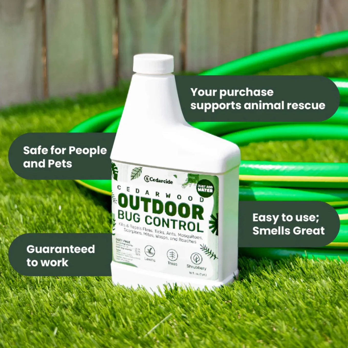 CedarCide PCO Choice Biological Outdoor Insect Control Yard & Lawn Spray