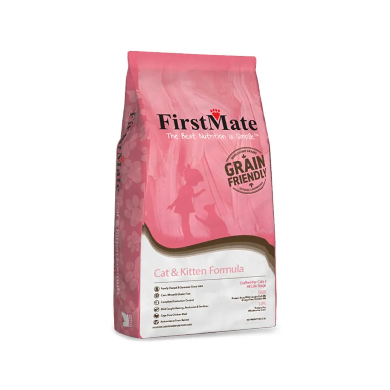 FirstMate Grain-Friendly Chicken & Ocean Fish Dry Cat Food
