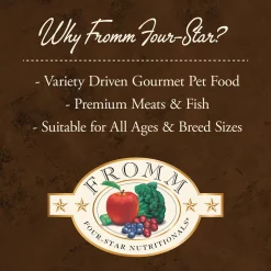 Fromm Four-Star Grain Inclusive Pork and Apple Sauce Dry Dog Food