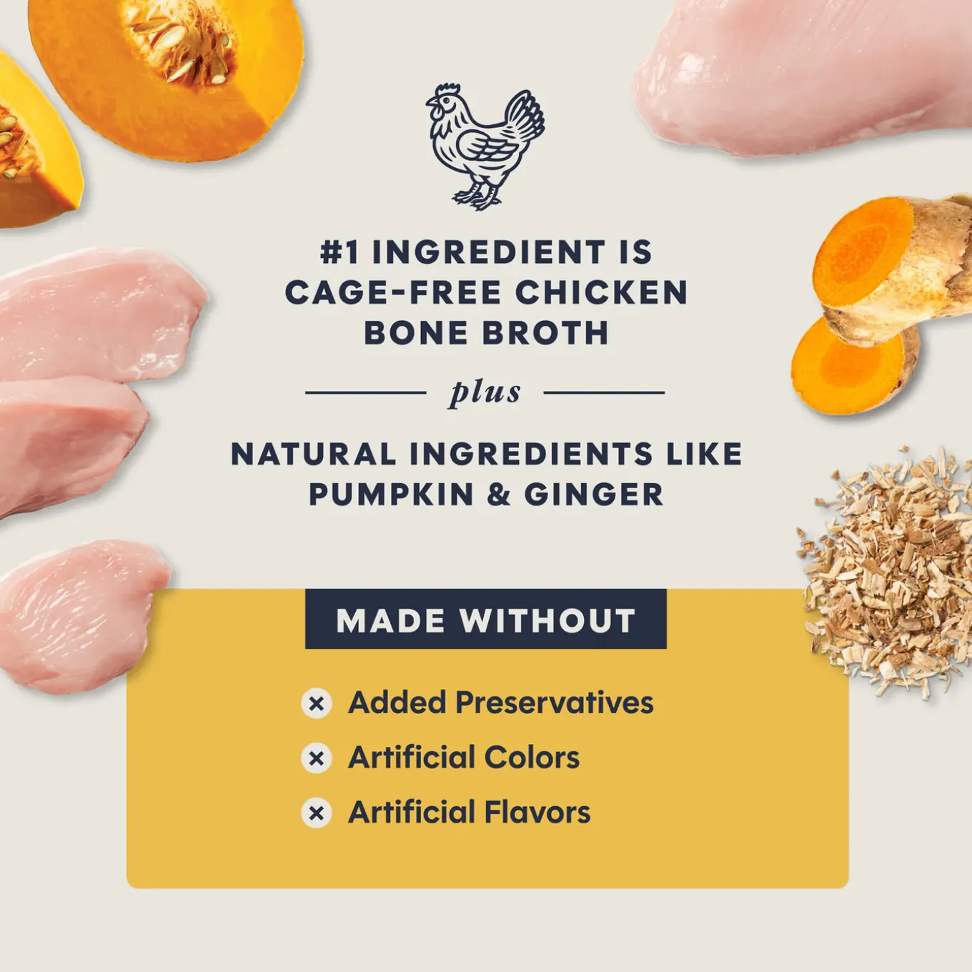 Instinct Human Grade Bone Broth Meal Topper for Cats