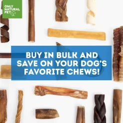 Only Natural Pet Free-Range Beef Trachea Chews For Dogs