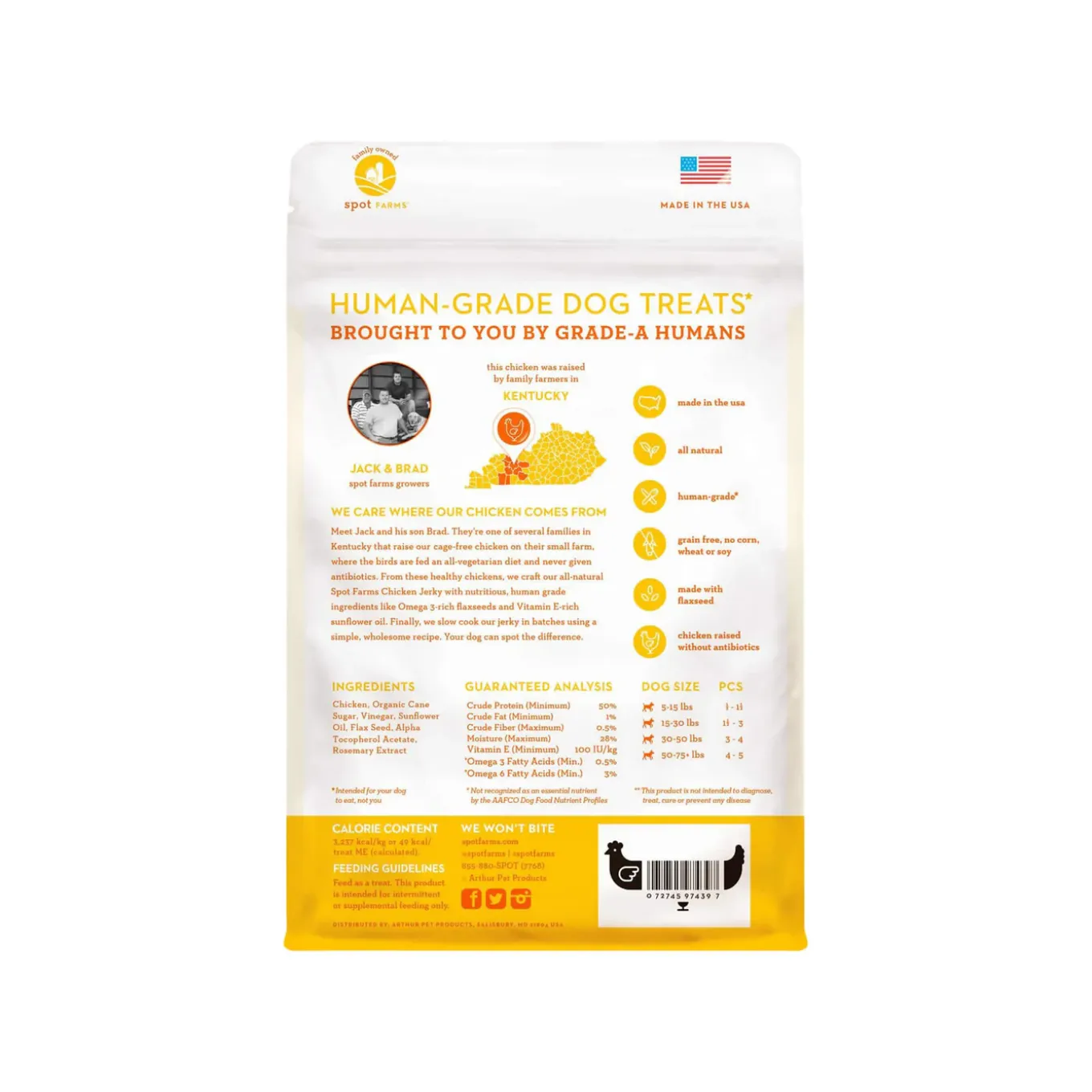 Spot Farms Human Grade Dog Treats