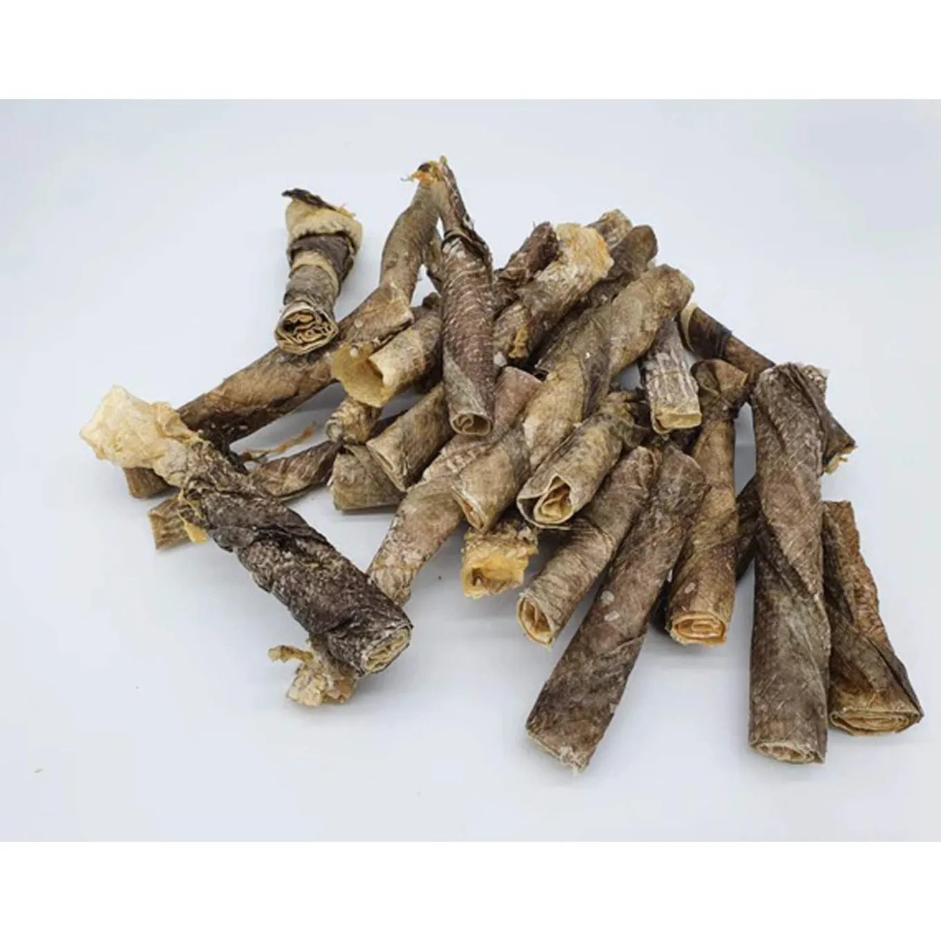 Tickled Pet Icelandic Codfish Skin Rolls Dog Treats