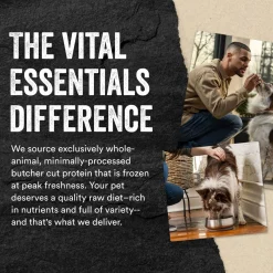 Vital Essentials Freeze Dried Mini Patties for Dogs